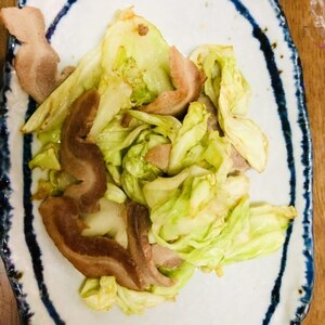 豚肉とキャベツの野菜炒め(^○^)☆